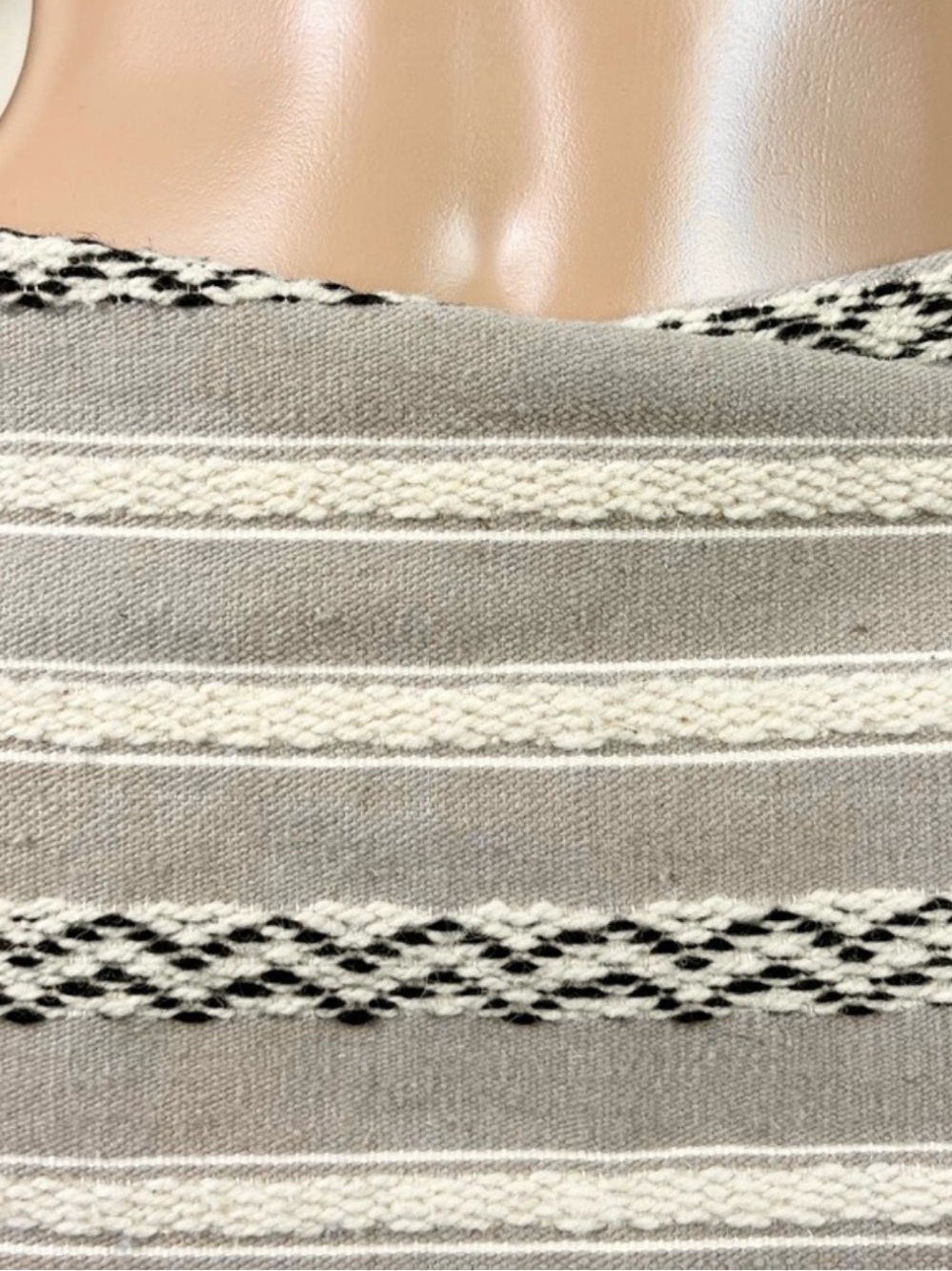 NEW SAINT LAURENT REVOLVE BEIGE WOVEN WRAP MINI SKIRT - Picture 3 of 9